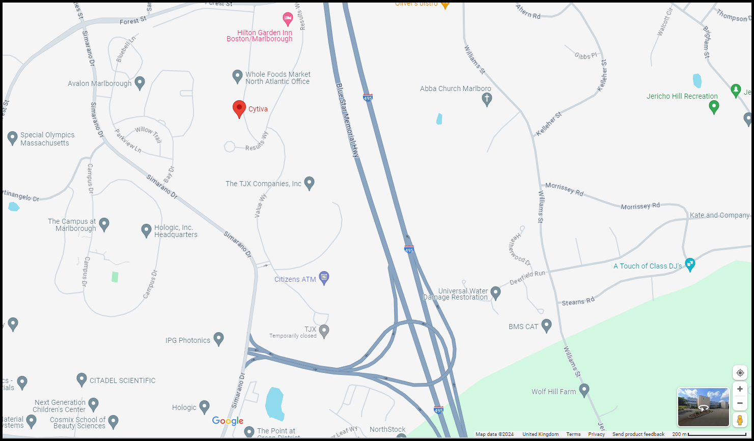 Festival location map